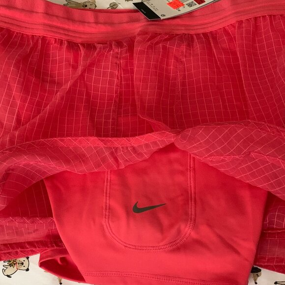 NIKE Running Division 2in1 Shorts SET in Navy/Hot Pink Sz LARGE - Picture 7 of 11